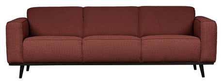 Statement 3-pers. Sofa, Chestnut Bouclé - Unoliving.com