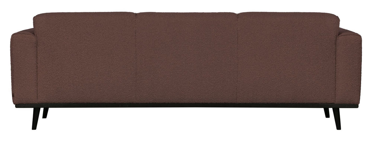 Statement 3-pers. Sofa, Coffee Bouclé - Unoliving.com