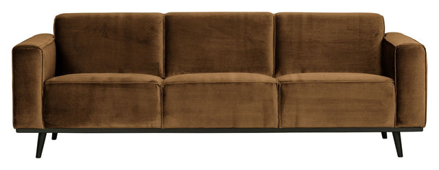 Statement 3-pers. Sofa, Honey Gul Velour - Unoliving.com