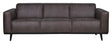 Statement 3-pers. Sofa, Mørk Grå øko-læder - Unoliving.com