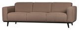 Statement 3-pers. Sofa, Nougat Bouclé - Unoliving.com