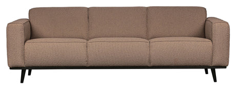 Statement 3-pers. Sofa, Nougat Bouclé - Unoliving.com