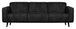 Statement 3-pers. Sofa, Sort Suede - Unoliving.com