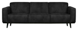 Statement 3-pers. Sofa, Sort Suede - Unoliving.com