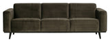 Statement 3-pers. Sofa, Varm Grøn Velour - Unoliving.com