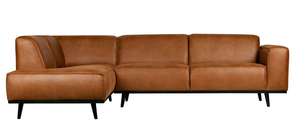 Statement Hjørnesofa m. open-end venstre, Cognac - Unoliving.com