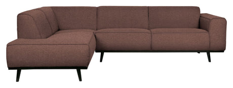 Statement Sofa m. venstrevendt chaise, Coffee Bouclé - Unoliving.com