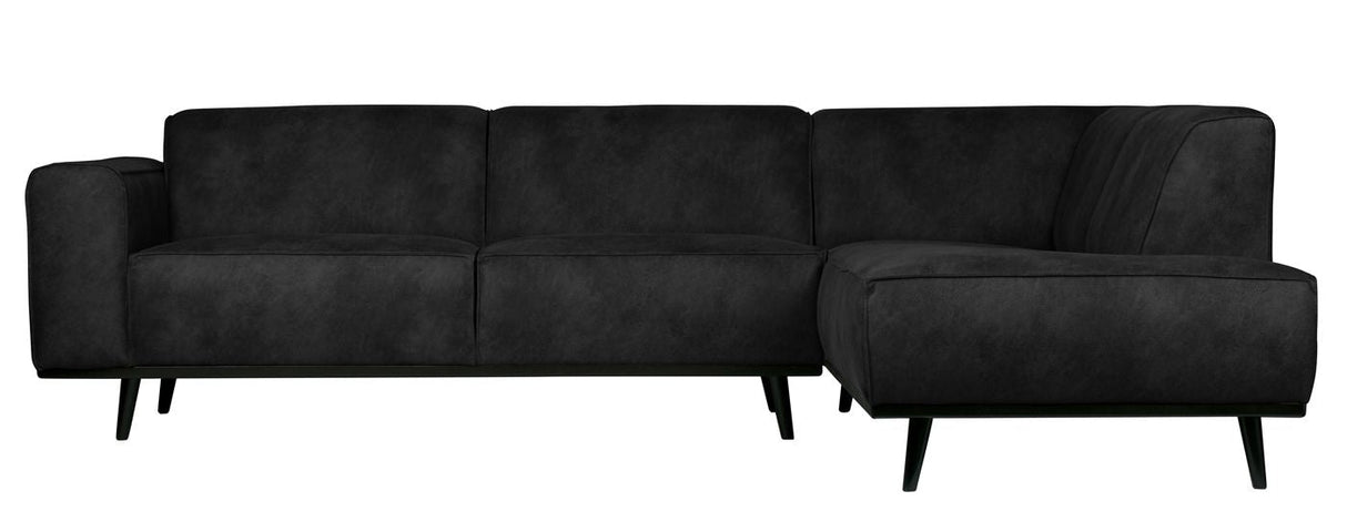 Statement Sofa m/højrevendt chaise - Sort - Unoliving.com