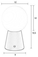 Stellar Bordlampe m. klar glas - Unoliving.com