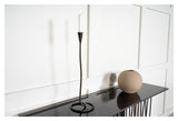 Sten Sidebord - Sort Sten/Metal, 130x37 - Unoliving.com