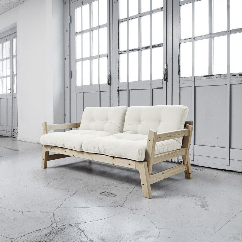 Step Sovesofa, 200, Fyrretræ/Offwhite - Unoliving.com