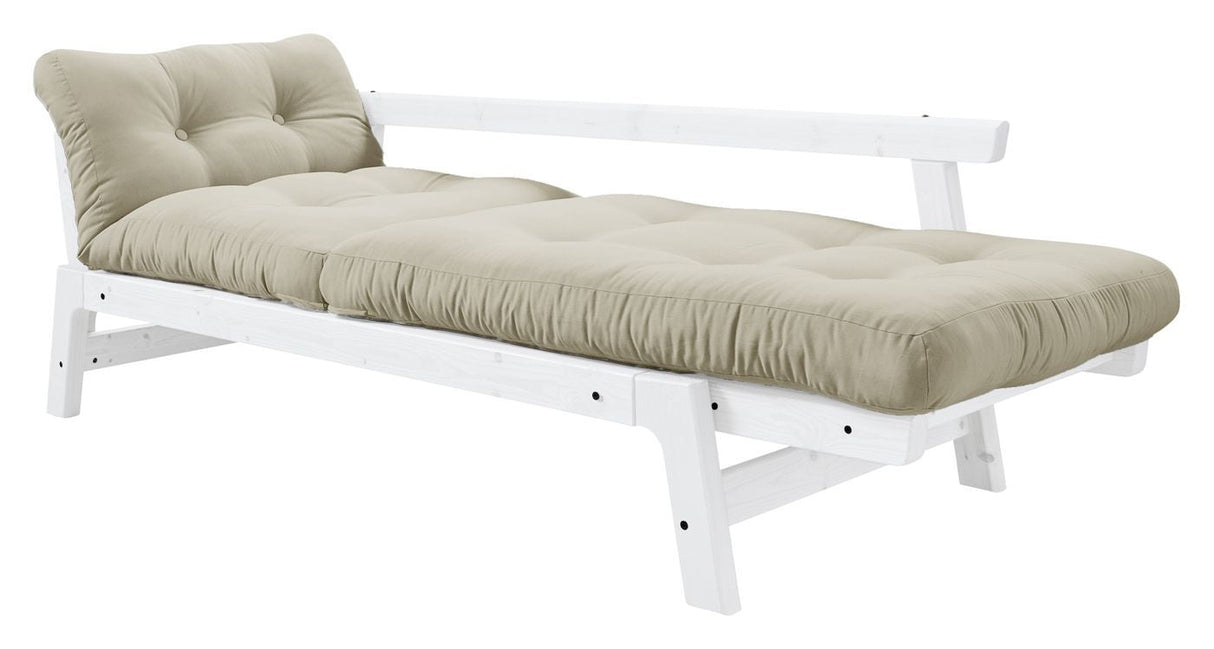 Step Sovesofa, Beige/Hvid - Unoliving.com