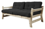 Step Sovesofa, Dark Grey/Natur - Unoliving.com