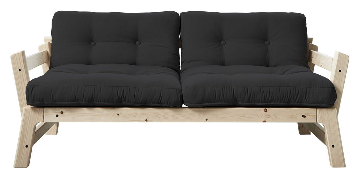 Step Sovesofa, Dark Grey/Natur - Unoliving.com