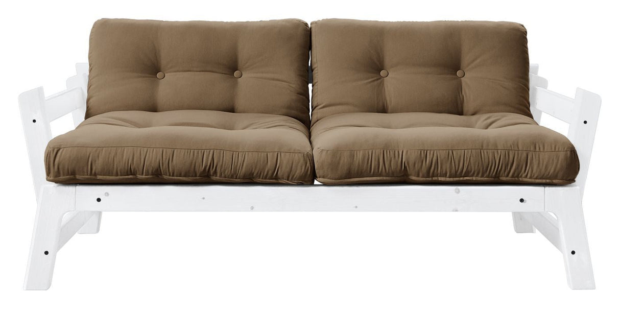 Step Sovesofa, Mocca/Hvid - Unoliving.com