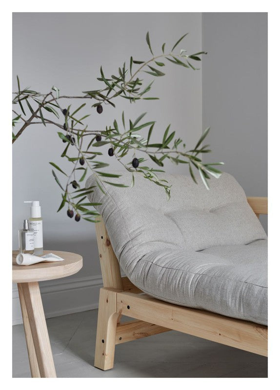 Step Sovesofa, Olive Green/Natur - Unoliving.com