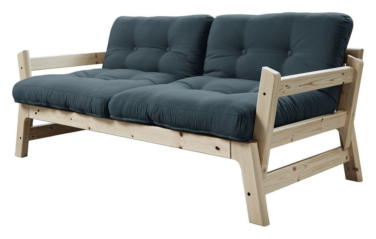 Step Sovesofa, Petroleum Blue/Natur - Unoliving.com