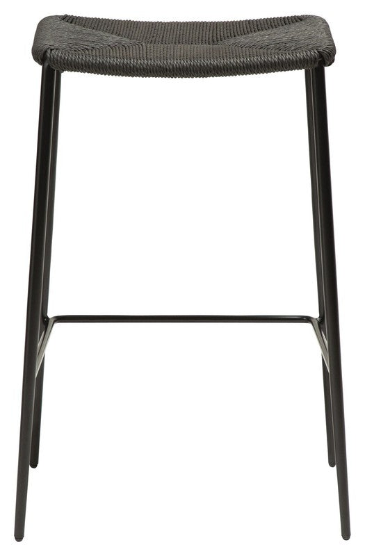 Stiletto barstol, Sort Paper Cord, SH: 68cm - Unoliving.com