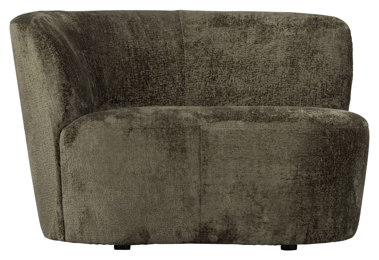 Stone Loungesofa, venstrevendt - Varm grøn - Unoliving.com