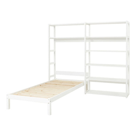 Storey Reol, 2 sektioner m/8 hylder og seng - 200x90 cm - Unoliving.com