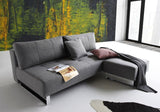 Supremax Lounger Sovesofa, Twist/Charcoal - Unoliving.com