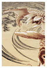 THE LEGEND OF KOI CARPET, 160X230, Beige/Orange Rød - Unoliving.com