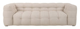 Hudson 3-pers Sofa, Beige bouclé