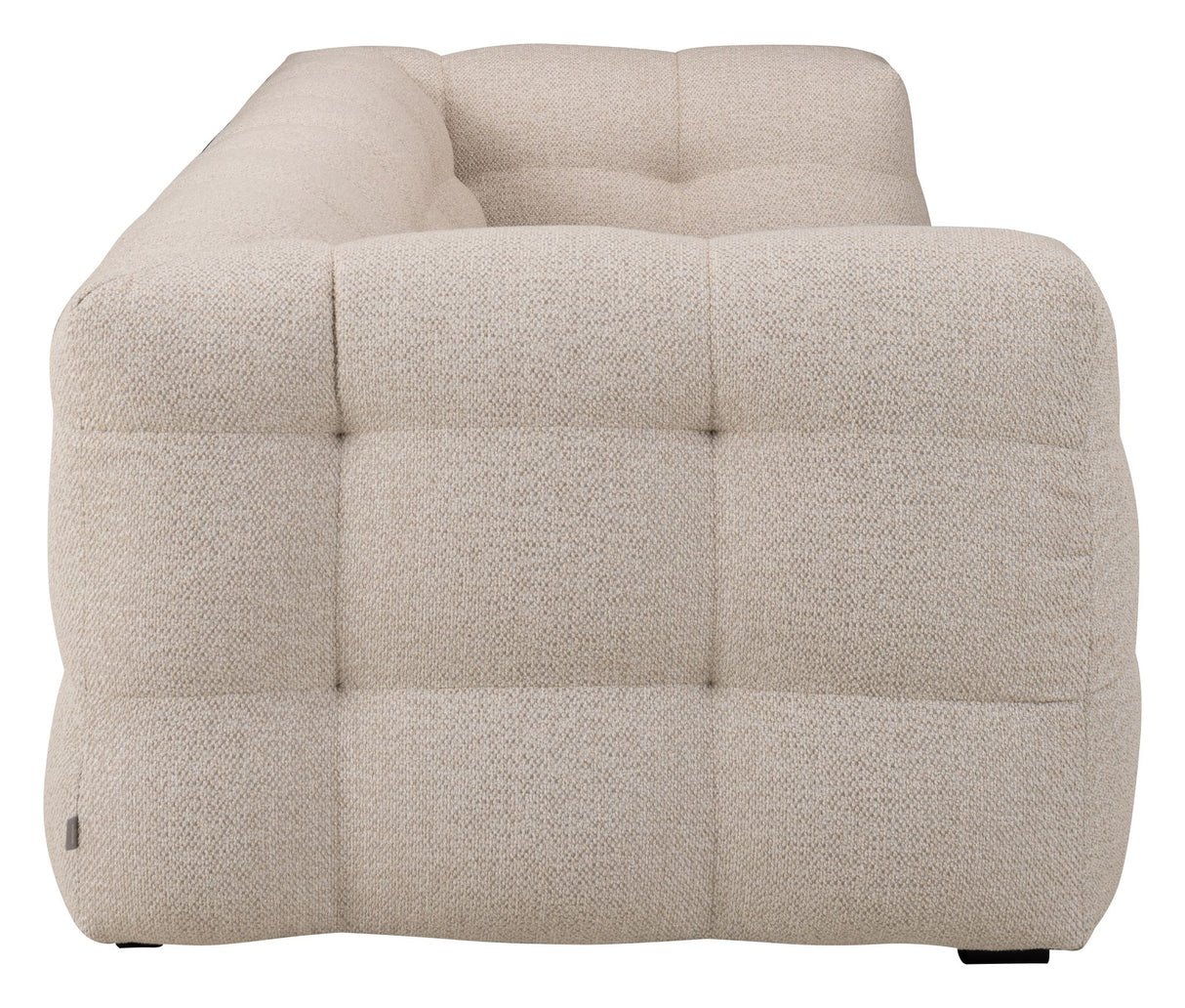 Hudson 3-pers Sofa, Beige bouclé