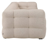 Hudson 3-pers Sofa, Beige bouclé