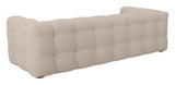 Hudson 3-pers Sofa, Beige bouclé