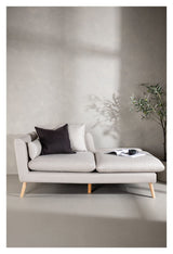 Tacoma Sofa, open end - Lysegrå - Unoliving.com