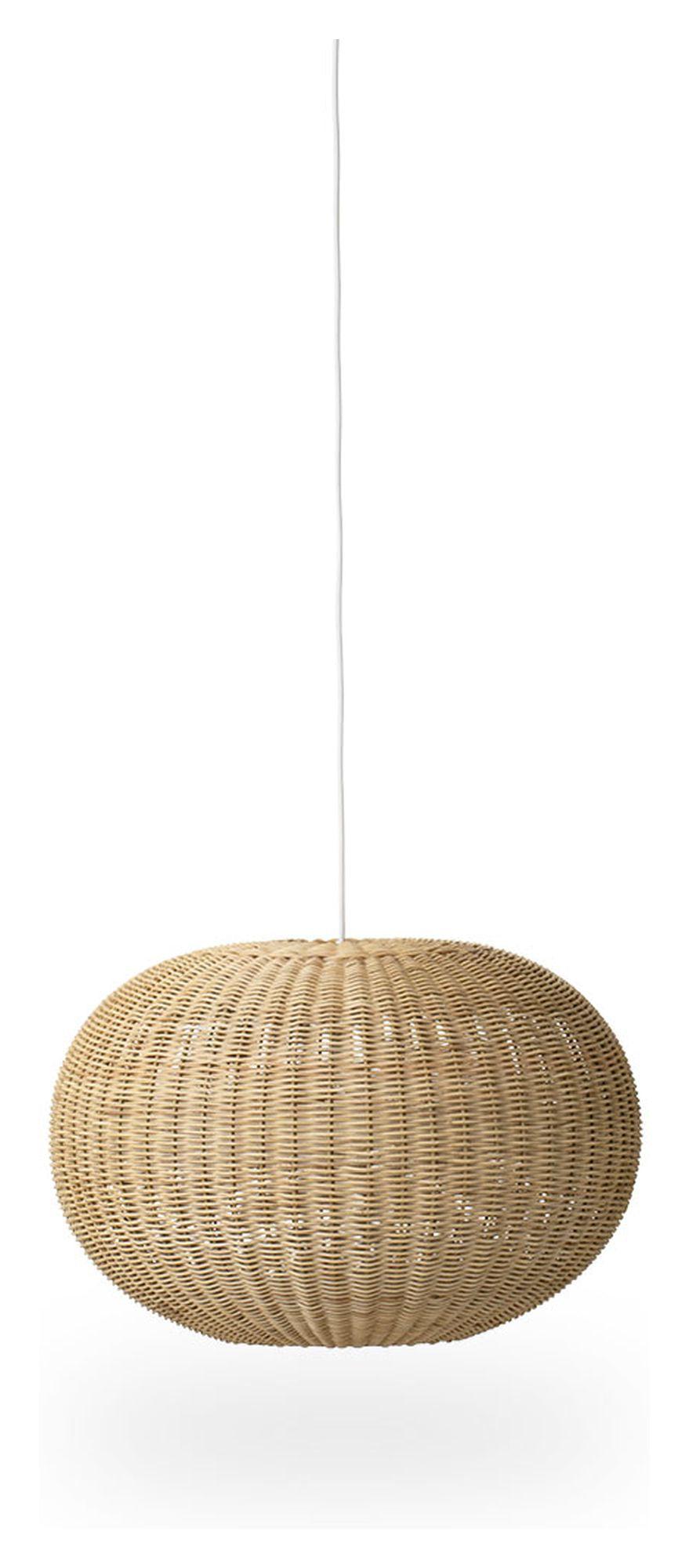 Tangelo Lampeskærm, Ø49, Rattan - Unoliving.com