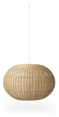 Tangelo Lampeskærm, Ø62, Rattan - Unoliving.com