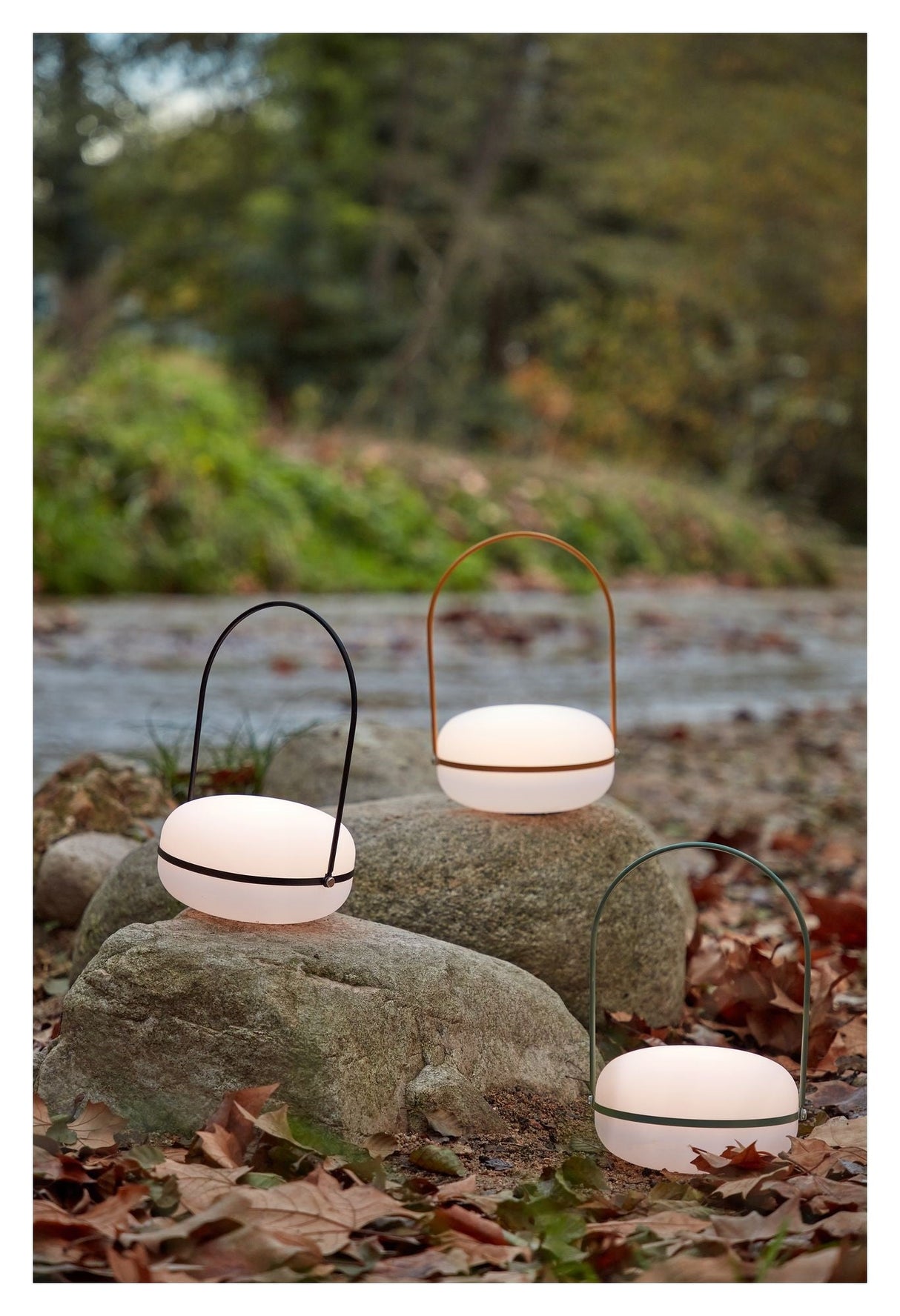 Tea Outdoor Bordlampe, Polythene/Grøn metal - Unoliving.com