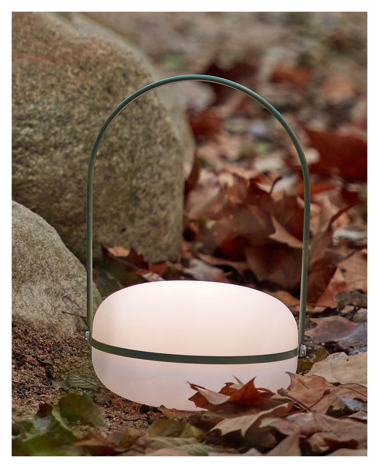 Tea Outdoor Bordlampe, Polythene/Grøn metal - Unoliving.com