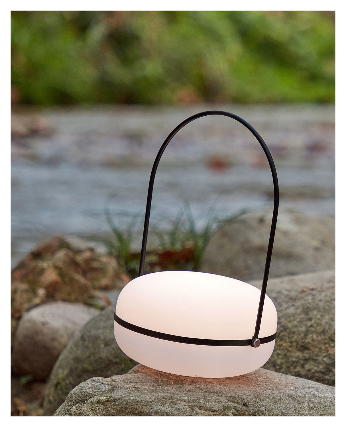 Tea Outdoor Bordlampe, Polythene/Sort metal - Unoliving.com