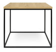 Temahome Gleam Sidebord - Lys træ m/sort stel 50 cm - Unoliving.com