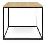 Temahome Gleam Sidebord - Lys træ m/sort stel 50 cm - Unoliving.com