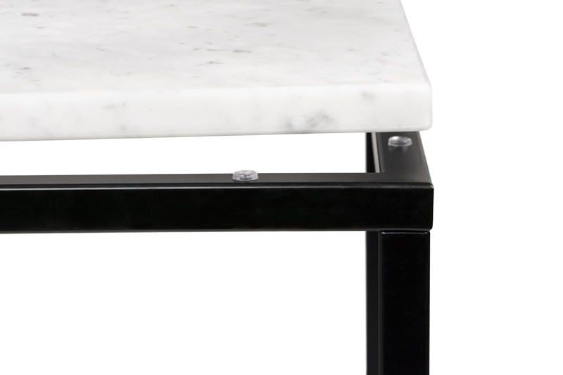 Temahome Prairie Sidebord - Carrara marmor, sort - Unoliving.com