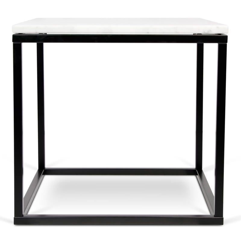 Temahome Prairie Sidebord - Carrara marmor, sort - Unoliving.com