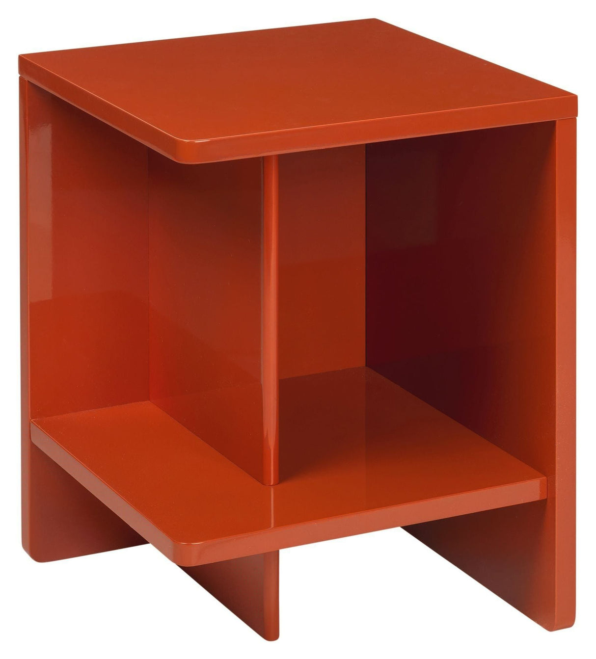 Tenna Sengebord venstrevendt, Orange - Unoliving.com