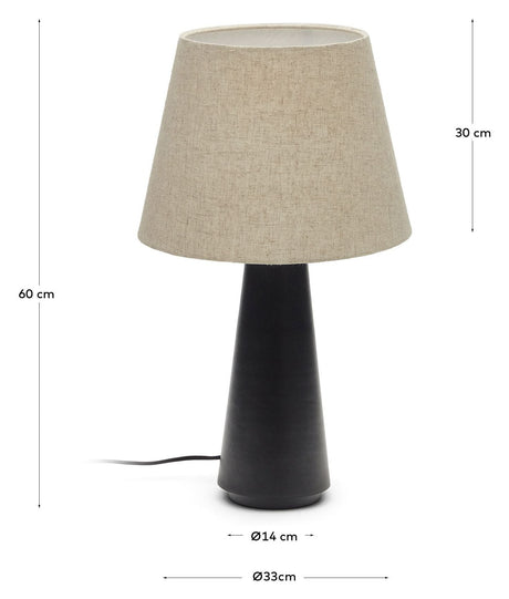 Torrent Bordlampe, Sort - Unoliving.com