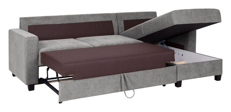 Trieste 2-pers. Sofa m. chaiselong, højre - Lysegrå - Unoliving.com