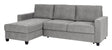 Trieste 2-pers. Sofa m. chaiselong, venstre - Lysegrå - Unoliving.com