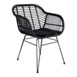 Trieste Havestol, Sort polyrattan - Unoliving.com