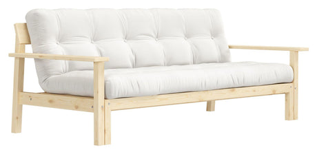 Unwind Sovesofa 190x100, Offwhite/Fyrretræ - Unoliving.com