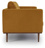 Vangen 3-pers. sofa, Gul Velour - Unoliving.com