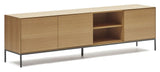 Vedrana TV-bord, Egefinér, 195x55 - Unoliving.com