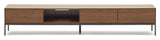 Vedrana TV-bord, Valnøddefinér, 195x35 - Unoliving.com