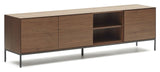 Vedrana TV-bord, Valnøddefinér, 195x55 - Unoliving.com